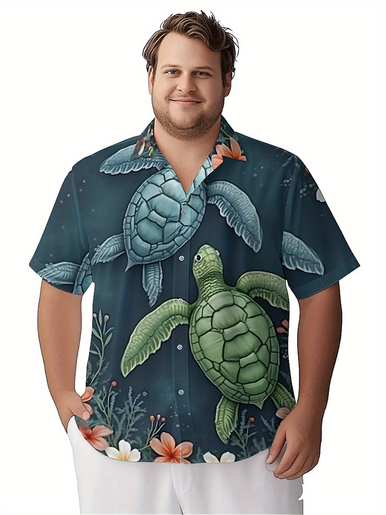 Men's Plus Size Hawaiian Shirt - Summer Clothing Patterns のレビューと価格