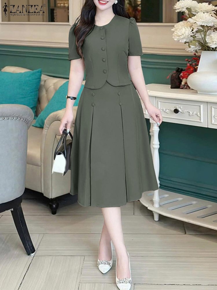 Pleated Skirts Sets Women Shor - Summer Japanese Clothing のレビューと価格