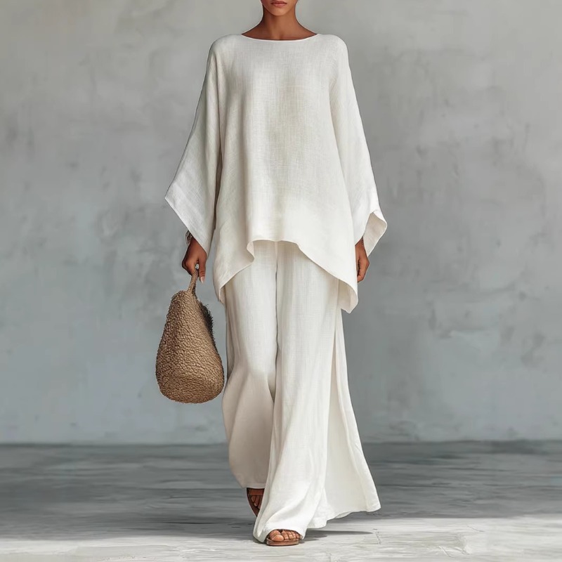Spring New Fashion Linen Loose - Summer Linen Clothing For Women のレビューと価格