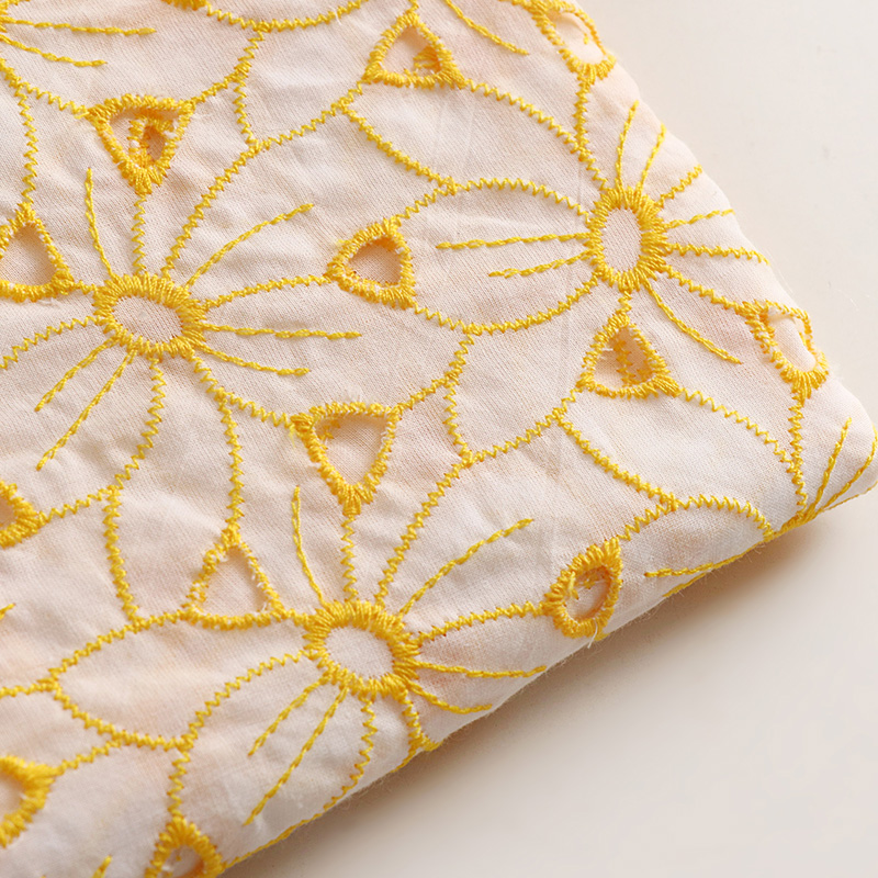 High quality cotton tecido Yel - Soft Summer Yellow Clothing のレビューと価格