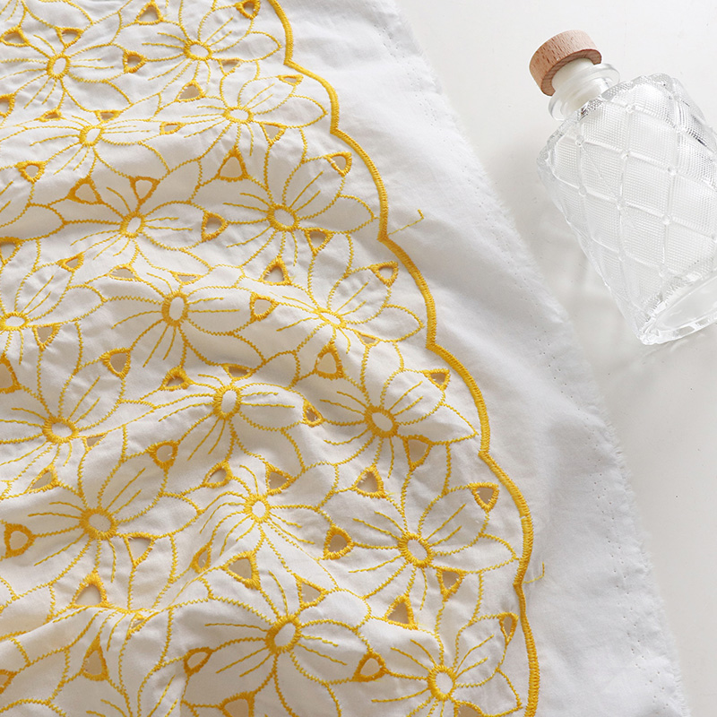 High quality cotton tecido Yel - Soft Summer Yellow Clothing のレビューと価格