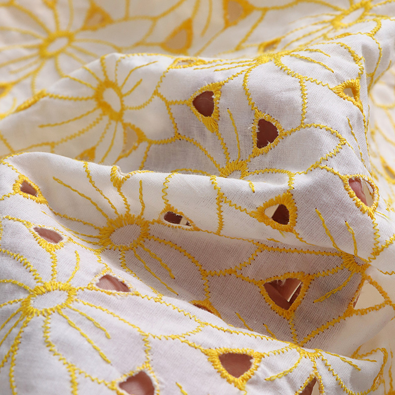 High quality cotton tecido Yel - Soft Summer Yellow Clothing のレビューと価格