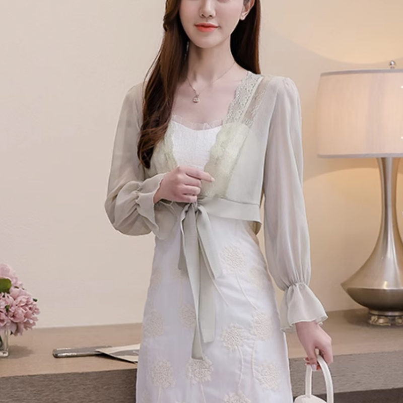 Sweet Blouses Women Flare Slee - Crop Blouse Linen のレビューと価格