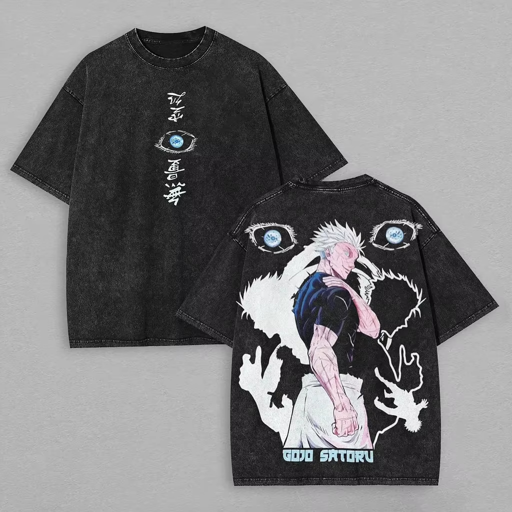 Vintage Washed Jujutsu Kaisen  - Vintage Summer Clothing Men のレビューと価格