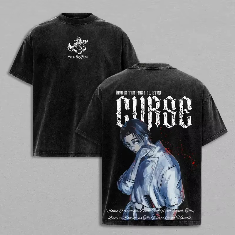 Vintage Washed Jujutsu Kaisen  - Vintage Summer Clothing Men のレビューと価格