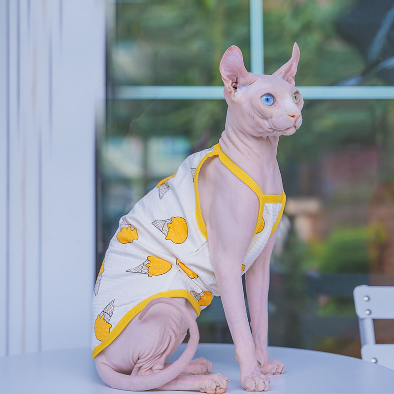 Sphynx Cat Clothing Sphinx Cot - Soft Summer Yellow Clothing のレビューと価格
