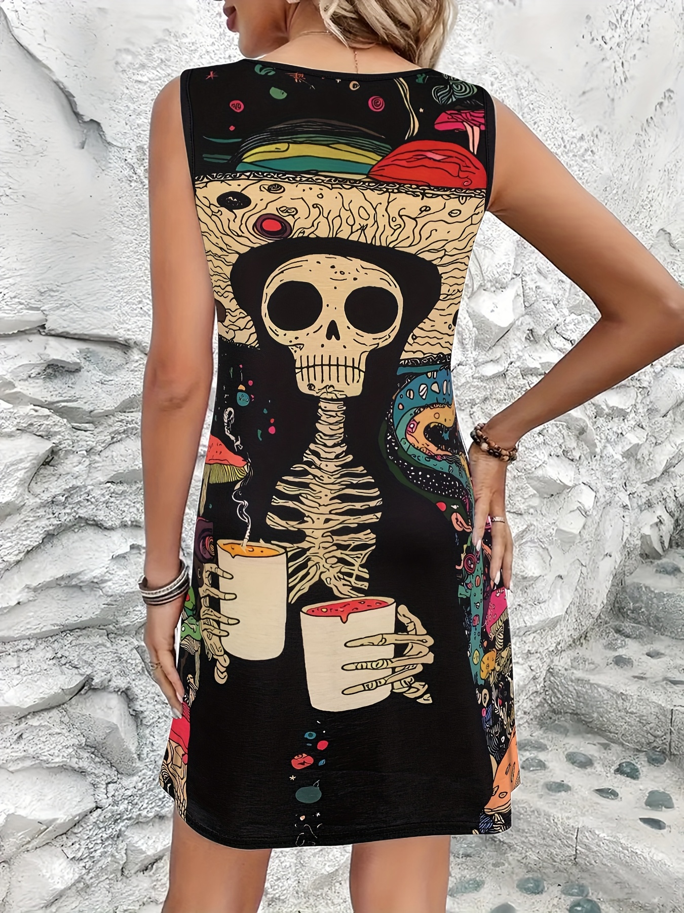 Women'S Gothic Punk Casual Dre - Summer Clothing For 60 Year Old Woman のレビューと価格